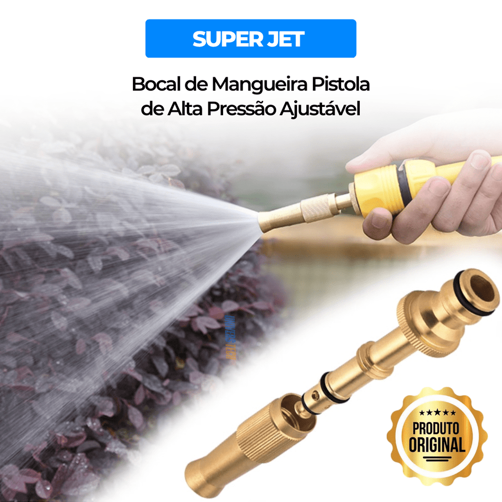 Bocal de Mangueira de Alta Pressão Ajustável | Super Jet