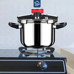 Panela de Pressão TurboChef Aço Inoxidável - Á Prova de Explosões + Brinde: Kit Utensílios