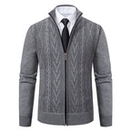 Casaco Masculino Casual De Inverno De Malha - Promoção de Inverno 2025