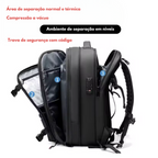 Mochila de Viagem Com Compressão a Vácuo 60L