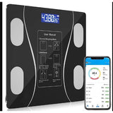Balança Digital de Bioimpedância com Bluetooth e Aplicativo Fitness