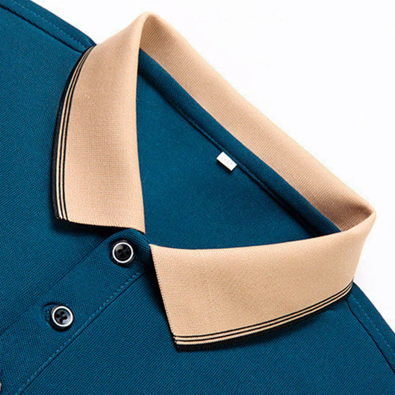 [PAGUE 2 LEVE 3] Camisa Polo Bricks em Viscose e Elastano + BRINDES: 3 Bermudas e Relógio