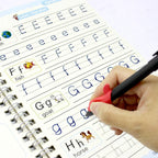 Caderno de Caligrafia Mágicos Reutilizável - Kit com 4 Cadernos