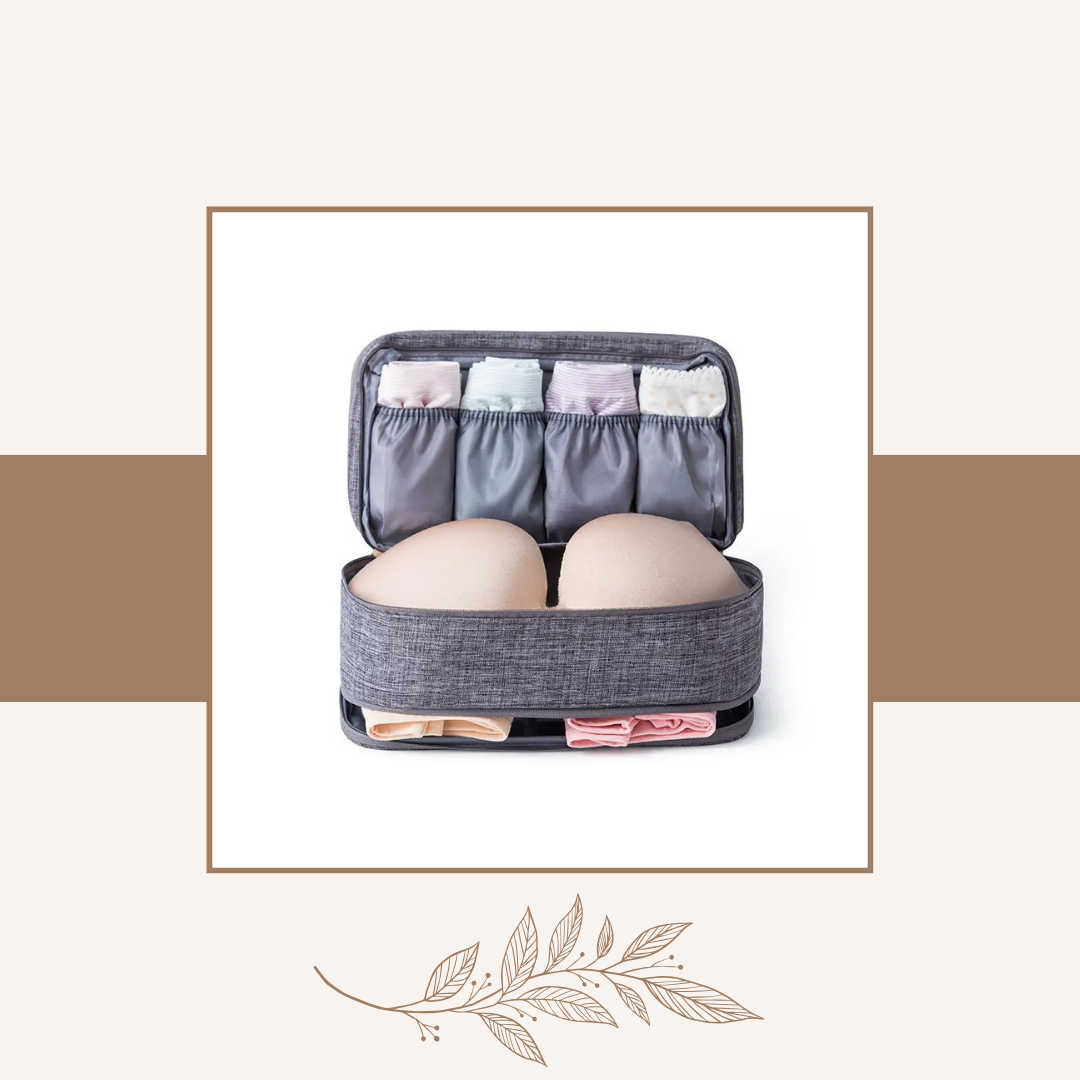 Organizador de roupa íntimas e  meias para Viagem