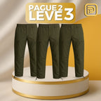 [PAGUE 2 LEVE 3] Kit Calça Masculina Zermatt em Seda Gelo com Algodão Egípcio