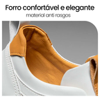 Tênis Masculino em Couro Genuino - Hermes Trilhus