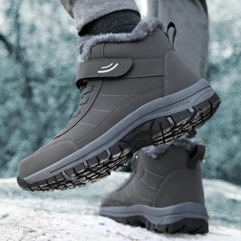 Bota Masculina Casual De Neve Antiderrapante