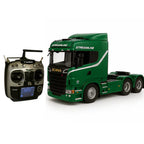 SCANIA S540 6X4 RC MINIATURA REALISTA • CONTROLE REMOTO + CARRETA BRINDE